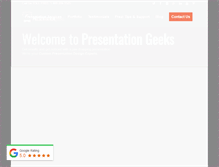 Tablet Screenshot of presentationgeeks.com